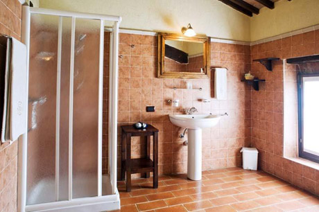 Il bagno della camera Oro di Venezia